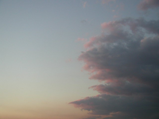 夕暮れの雲